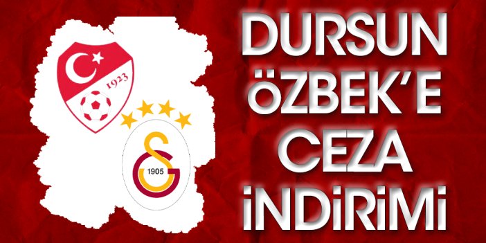 Dursun Özbek savunmayı yaptı: TFF'den indirimi kaptı