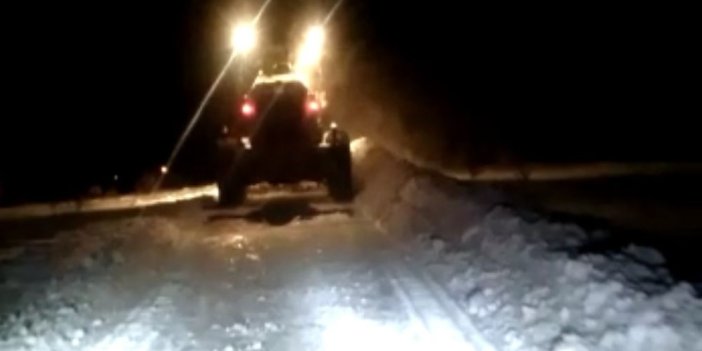 Elazığ’da kar yağışı: 283 köy yolu ulaşıma kapandı