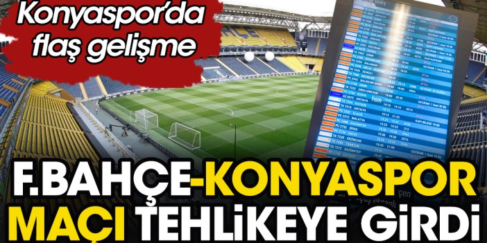 Fenerbahçe Konya maçı ertelenebilir! Süper Lig’e kar tehdidi