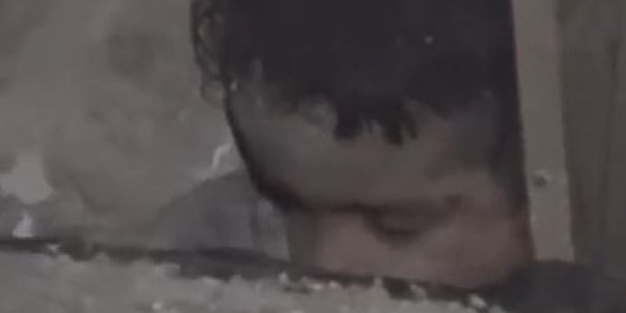 Adana'da enkaz altından küçük çocuk kurtarıldı “Çıkınca çikolata alacağız sana”