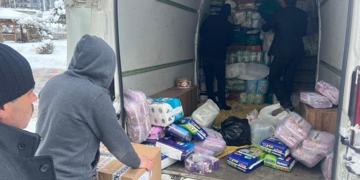 İç Anadolu'dan deprem bölgelerine personel, araç ve yardım malzemesi desteği
