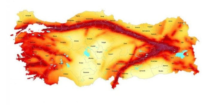 Türkiye deprem haritası nedir? Türkiye deprem haritasına nereden bakılır?