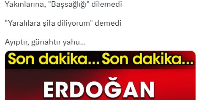 Orhan Uğuroğlu Erdoğan'a seslendi: Ayıptır yahu