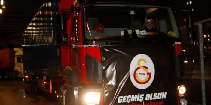 Afet bölgesine 33. tır yola çıktı: Galatasaray açıkladı