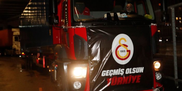 Yardımlar sürüyor. Galatasaray'da hedef 45 tır