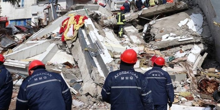 Azerbaycanlı ekipler Kahramanmaraş'ta 8'i çocuk 37 kişiyi enkaz altından kurtardı