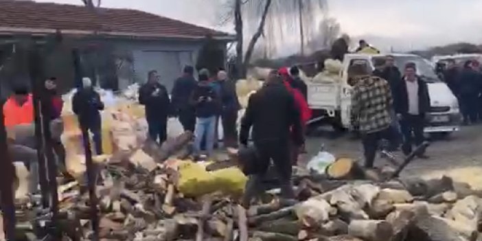 Samsun’da depremzedeler için yakacak seferberliği ilan edildi