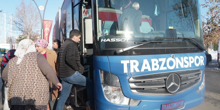 Trabzonspor Kulübü depremzedeleri Trabzon'a getirdi