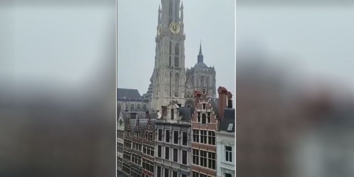 Belçika dayanışma için katedral çanından İstiklal Marşı çaldı