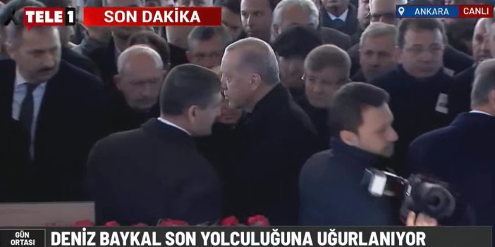 Baykal’ın cenazesinde kimse kimsenin yüzüne bakmadı. Erdoğan cenazeye geldiğinde 6’lı masa liderlerine bakmadı