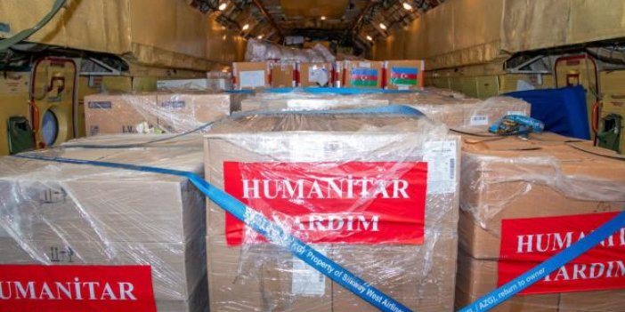Bin 541 ton insani yardım gönderdi