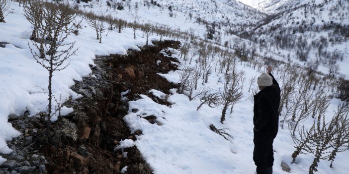 Malatya Doğanşehir'in köylerinde deprem nedeniyle derin yarıklar oluştu