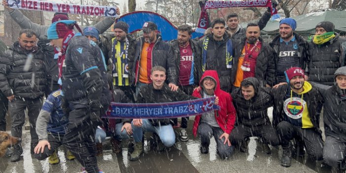 Trabzon'da ezeli rakipler bir araya geldi