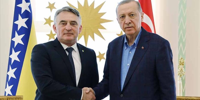 Erdoğan, Bosna Hersek Devlet Başkanlığı Konseyi Üyesi Komsic'i kabul etti
