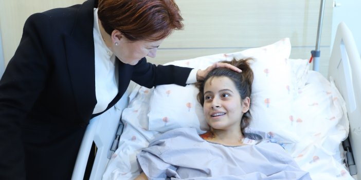 Akşener Adana’da depremzedeleri hastanede ziyaret etti