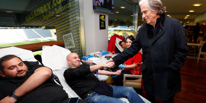 Jorge Jesus kan bağışı kampanyasına destek verdi