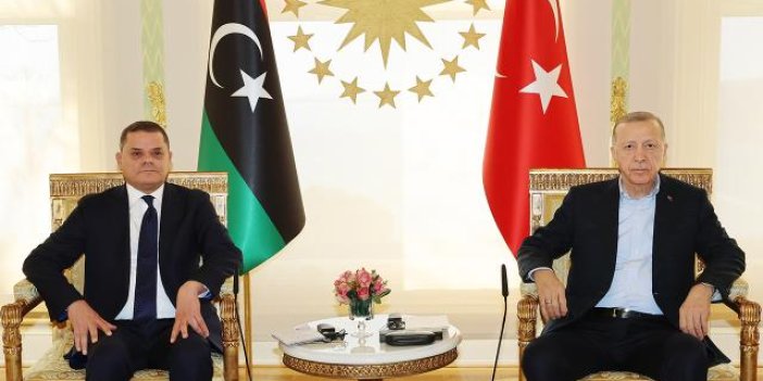 Cumhurbaşkanı Erdoğan Libya Başbakanı Dibeybe ile bir araya geldi