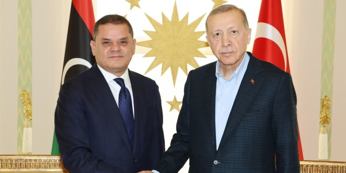 Erdoğan Libya Başbakanı Abdülhamid Dibeybe ile görüştü