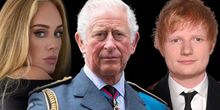 Adele ve Ed Sheeran Kral Charles'ın teklifini reddetti