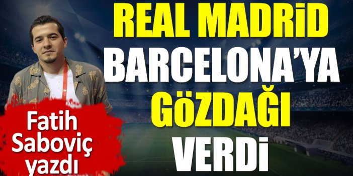 Real Madrid Barcelona'ya gözdağı verdi. Ancelotti tribünleri ateşledi
