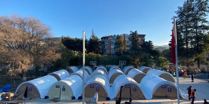 Kartal Belediyesi Hatay’da afet koordinasyon çadırı kurdu   