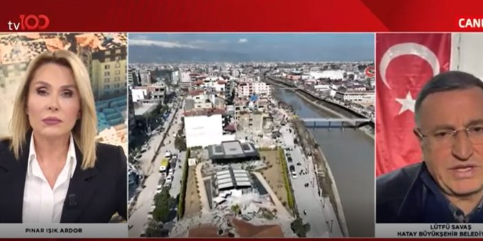 Hatay Büyükşehir Belediye Başkanı Lütfü Savaş tv100'e konuştu: Gerekirse biz de hesap veririz