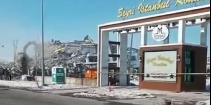 Malatya'da yıkılan Seyr-i İstanbul Konutları'nda yaşayan vatandaş isyan etti