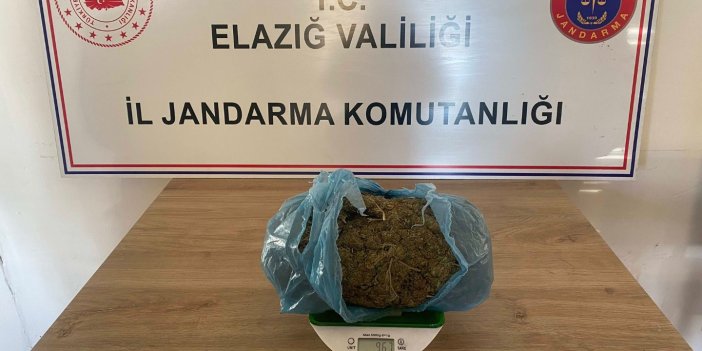Elazığ’da 3,5 kilo uyuşturucu madde ele geçirildi