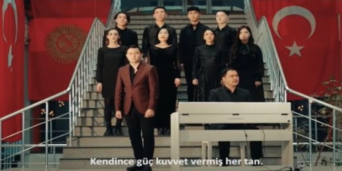 Kazak kardeşlerimizden yürek ısıtan video. Depremin ardından Türkiye için şarkı bestelediler