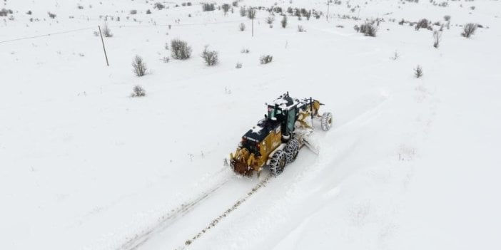 Erzincan’da 56 köy yolu ulaşıma kapandı