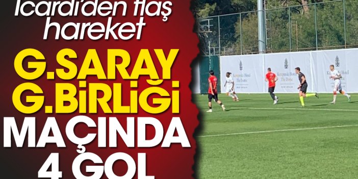 Galatasaray maçında 4 gol! Icardi'den karşılaşma öncesi flaş hareket