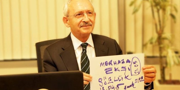 Kılıçdaroğlu’ndan Ekşi Sözlük paylaşımı. İletişim Başkanlığı'na seslendi