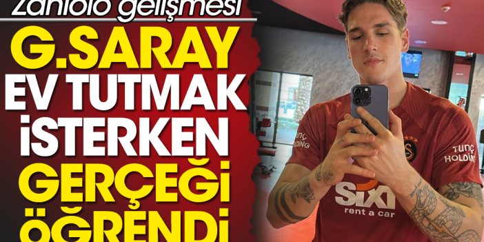 Galatasaray Zaniolo'ya 'Sana ev tutalım' dedi. Gerçek ortaya çıktı