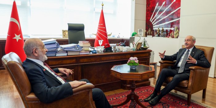 CHP lideri Kılıçdaroğlu Temel Karamollaoğlu ile görüştü