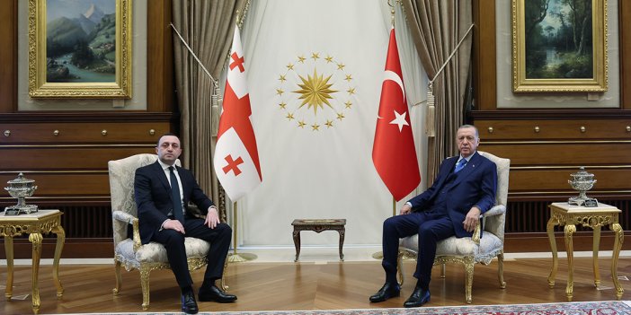 Erdoğan Garibaşvili ile görüştü