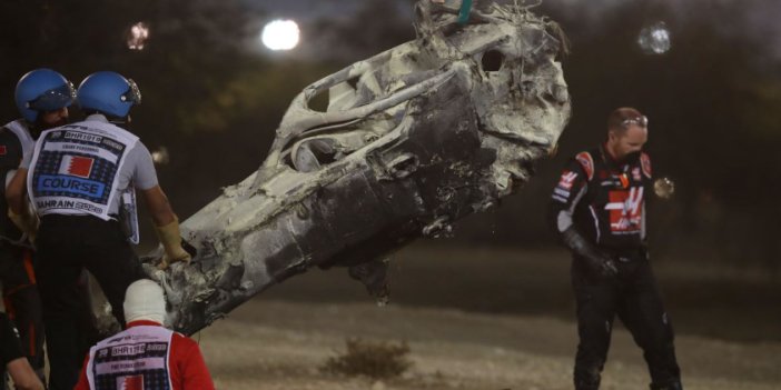 Formula 1 pilotu Grosjean’ın yanan otomobili sergilenecek