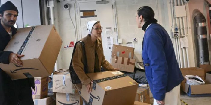 Bella Hadid'den Türkiye'ye kutu kutu yardım