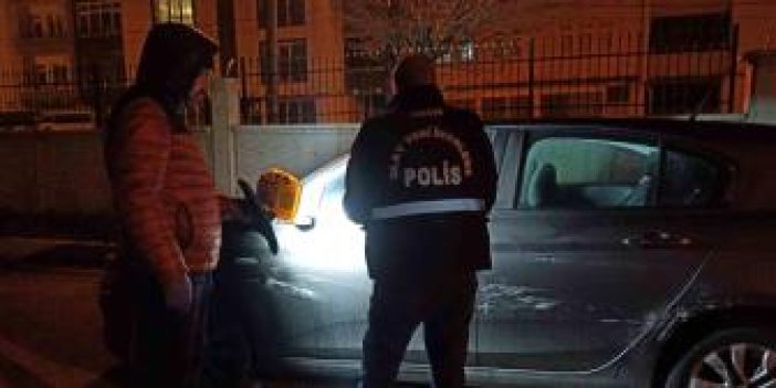 Sinop'ta polis aracına çarpıp kaçtı, Samsun'da yakalandı