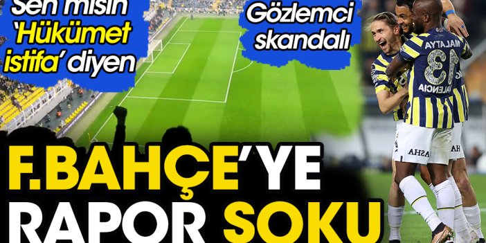 TFF'den Fenerbahçe'ye 'Hükümet istifa' cezası yolda. Skandal rapor ortaya çıktı