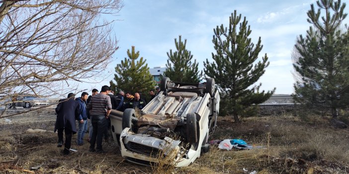 Araç şarampole uçtu: 2 kişi ağır yaralandı