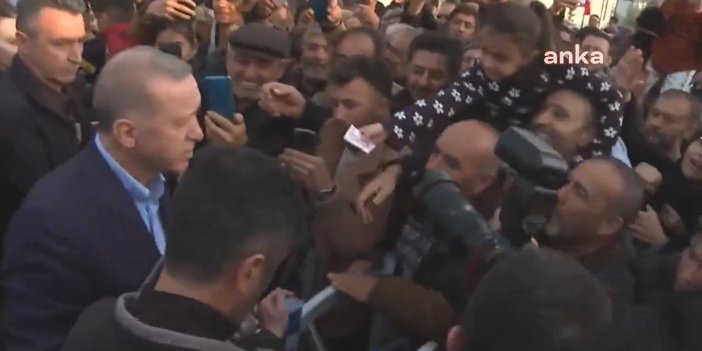 Erdoğan depremzede çocuklara para dağıttı