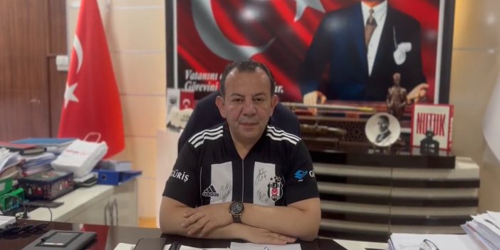Makamında Beşiktaş forması giydi Süleyman Soylu'ya rest çekti, hodri meydan dedi. Tanju Özcan'dan olay paylaşım