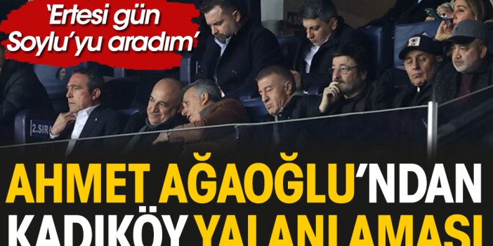 Ahmet Ağaoğlu "Hükümet istifa" protestosuyla ilgili Kadıköy iddialarını yalanladı