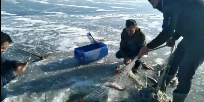 Eskimo usulü balık avı 