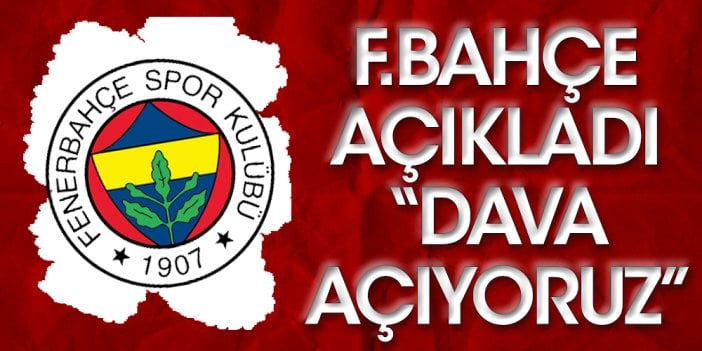 Fenerbahçe deplasman yasağını mahkemeye taşıdı: Yürütmeyi durdurmak için başvurdu