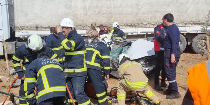 Mardin’de TIR otomobili biçti: 2 ölü