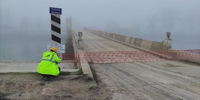 Tunca Köprüsü 5 gün trafiğe kapatılacak