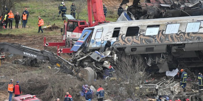 Yunanistan'daki tren kazasında ölü sayısı 57’ye yükseldi