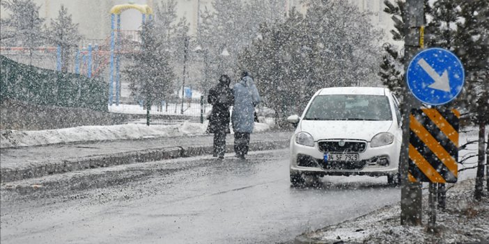 Kars ve Ardahan'da kar yağışı etkili oldu
