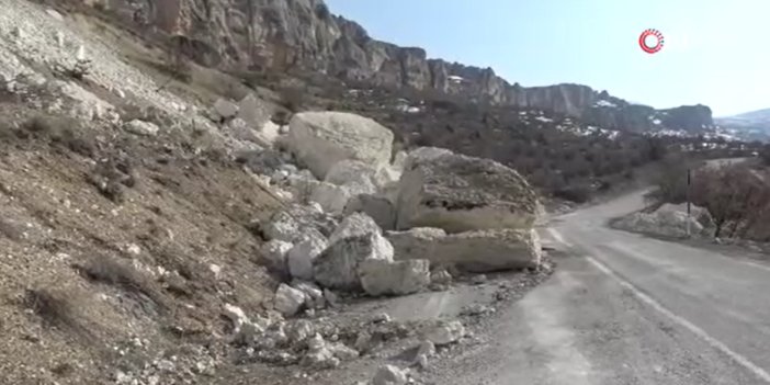 Deprem Malatya’da dağları yerinden oynattı